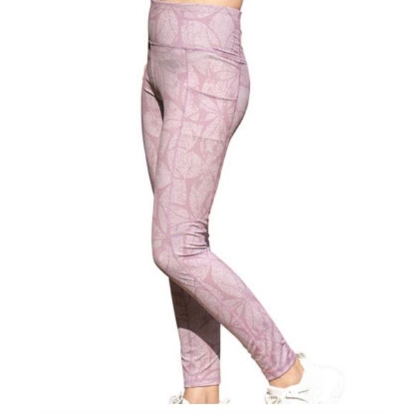 NWT San Francisco City Lights Lotus Dot Leggings, Orchid Pink - Medium - Picture 2 of 3